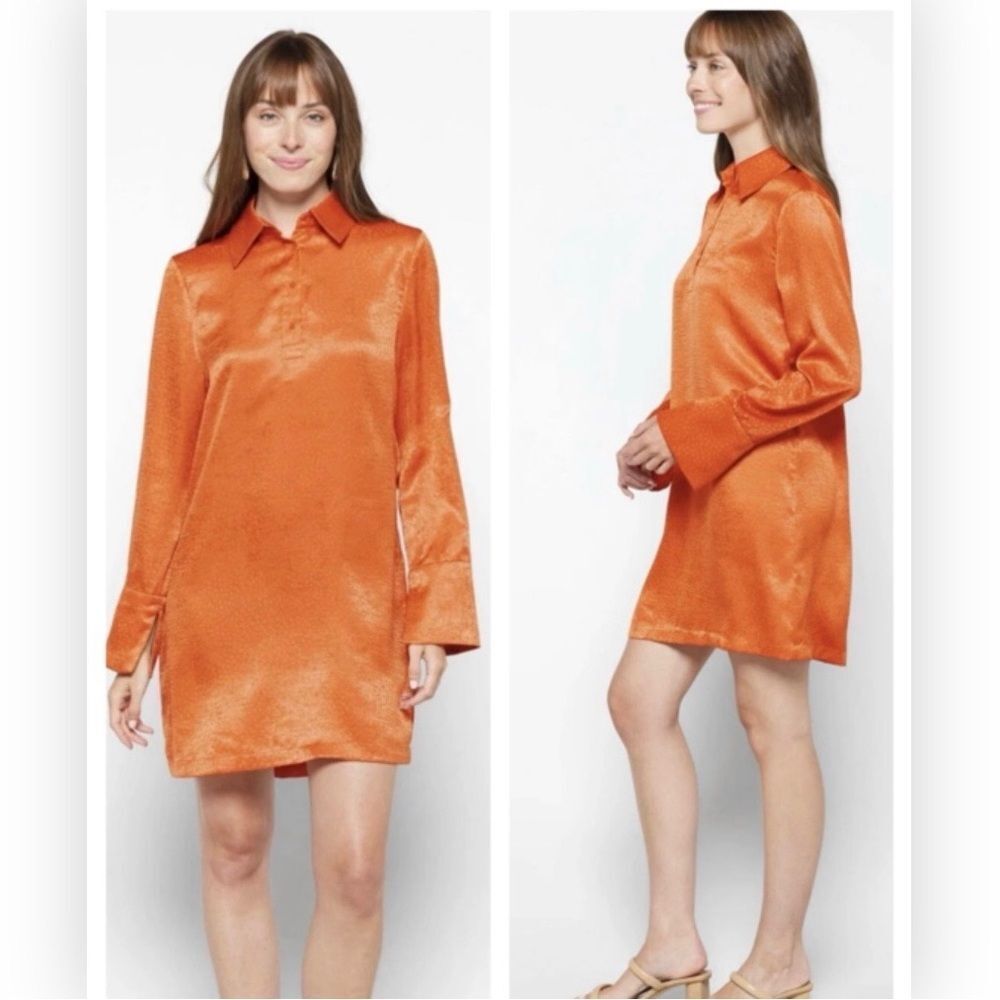 NWT Wayf silk dress